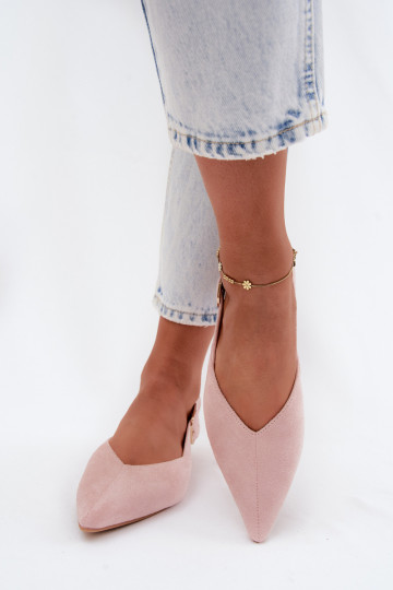 Ballerines roses avec boucles Tanelia 2