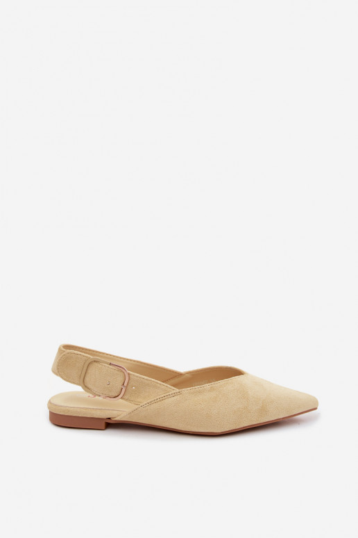 Ballerines jaunes avec boucles Tanelia