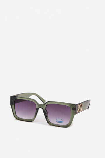 Lunettes de soleil vertes pour femmes