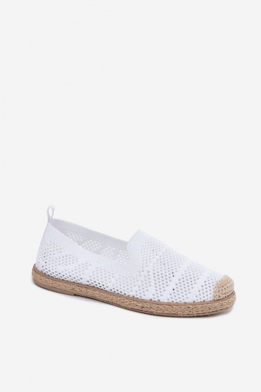 Luftige weiße Espadrilles Candessa