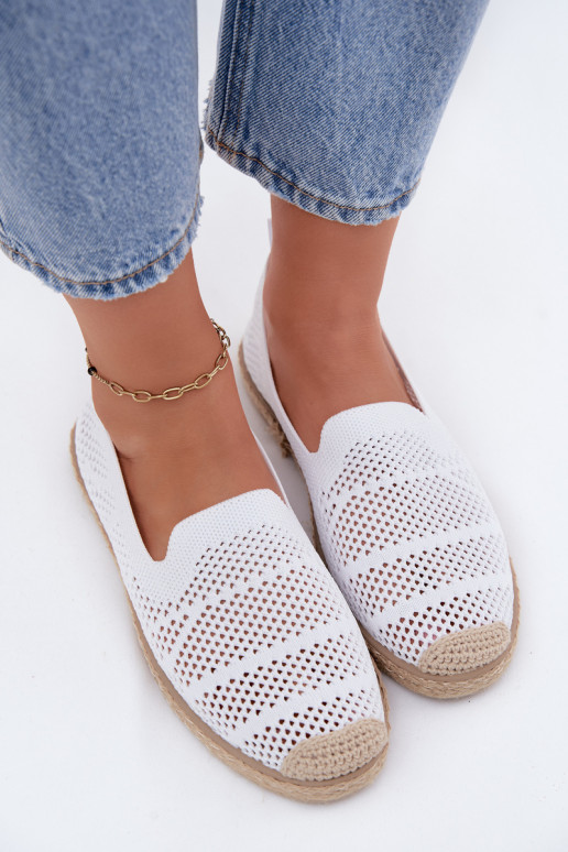 Ajuinen witte espadrilles Candessa