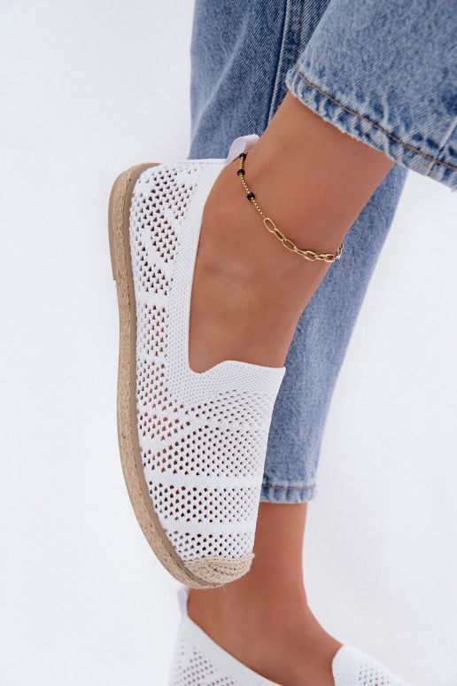 Ajuinen witte espadrilles Candessa