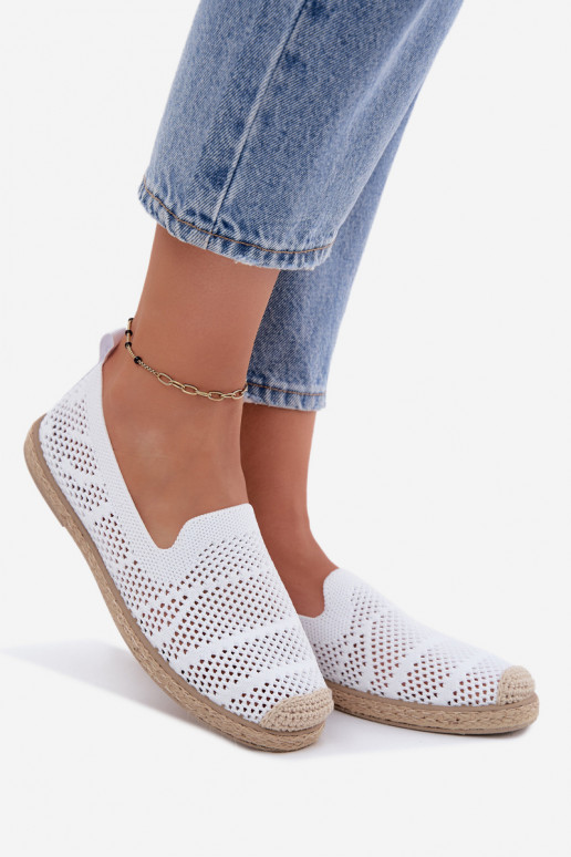 Ajuinen witte espadrilles Candessa