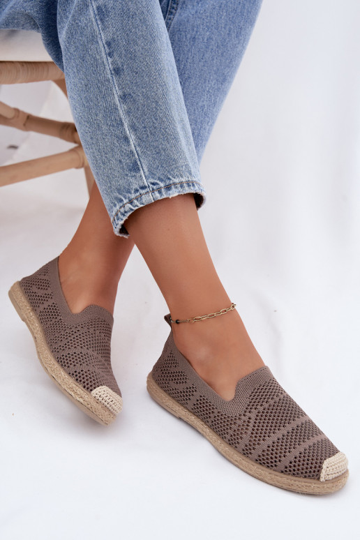 Ajuinen kaki espadrilles Candessa