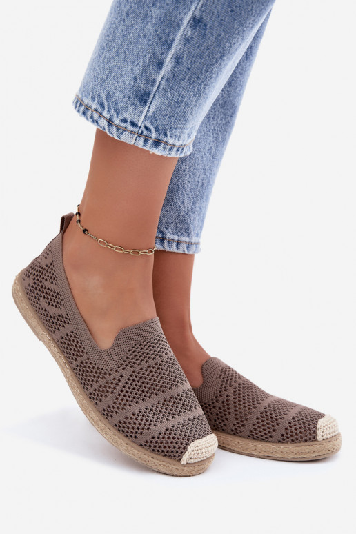 Ajuinen kaki espadrilles Candessa