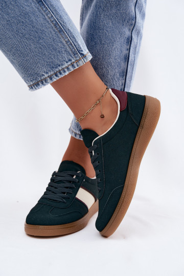 Damen Sneakers in Flaschengrün aus Kunstleder Corelle 2