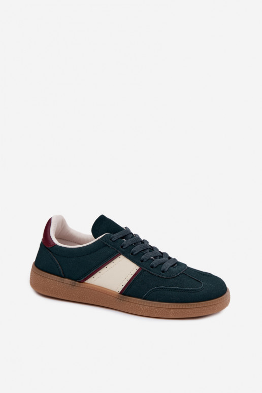 Dames sneakers in flesgroen faux leather Corelle