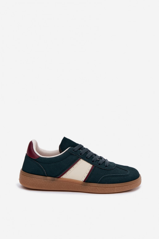 Dames sneakers in flesgroen faux leather Corelle