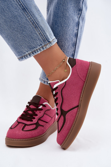 Damen Low Sneakers in Rosa Brenelle 2