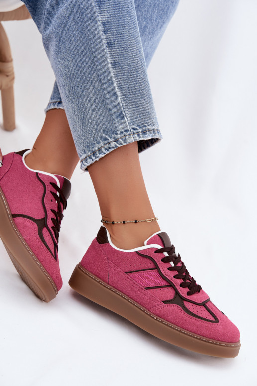Damen Low Sneakers in Rosa Brenelle