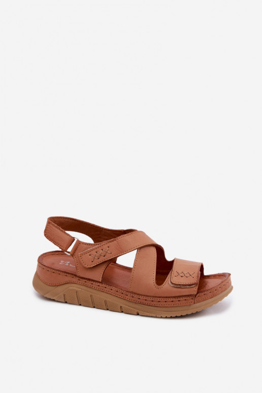 Bruine platform sandalen Tai turiciejka L4496-29