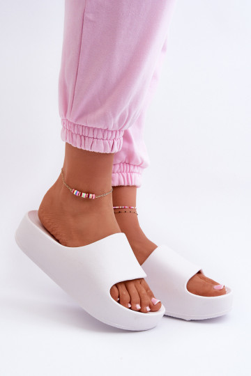 Weiße Damen leichte Plattformschuhe Airaplea 2