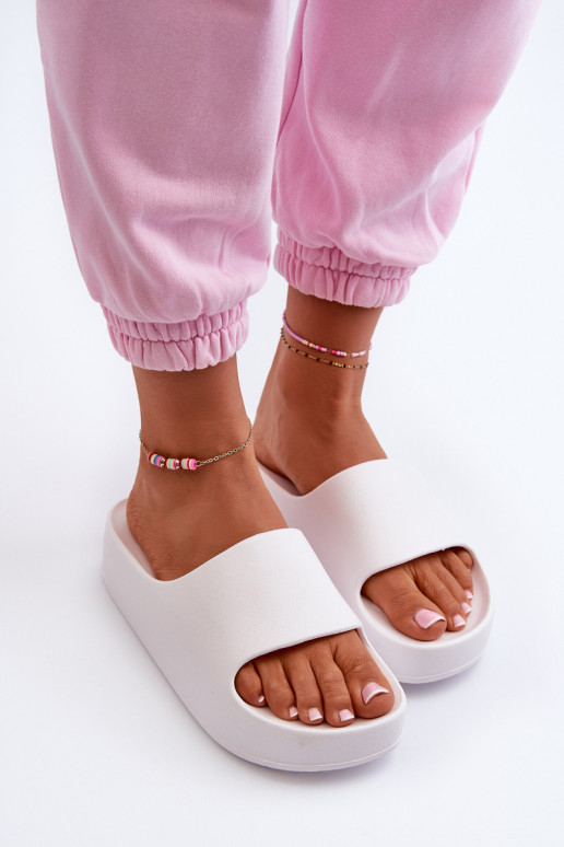 Weiße Damen leichte Plattformschuhe Airaplea