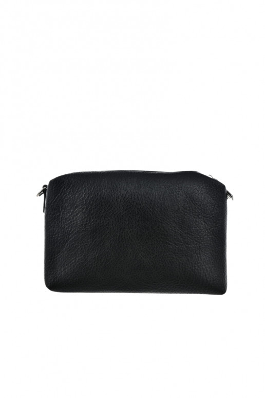 Zwarte kleine handtas met versierde handvatten Big Star OO574091