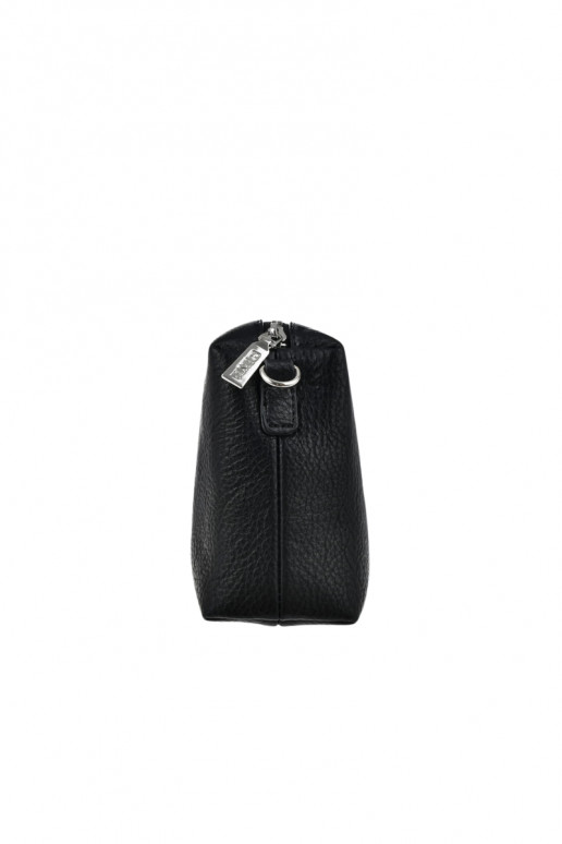 Zwarte kleine handtas met versierde handvatten Big Star OO574091