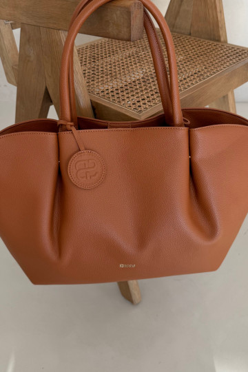 Große braune Damenhandtasche Big Star SS574006 2