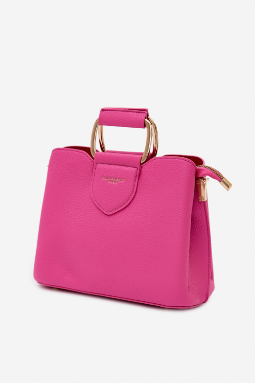 Rosa Handtasche aus Kunstleder Lorielle