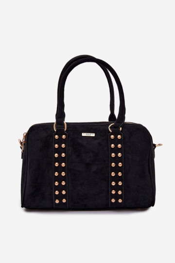 Sac noir avec clous dorés Emelle