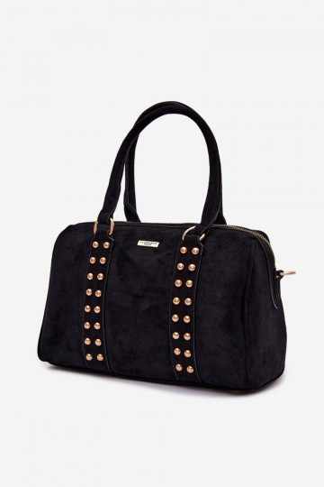 Sac noir avec clous dorés Emelle 2