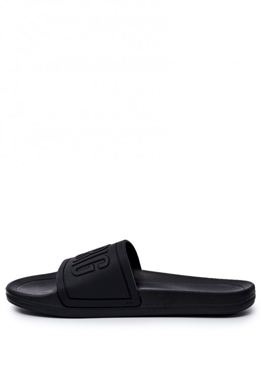 Pantoffels Big Star Rubber zwarte kleur DD174690