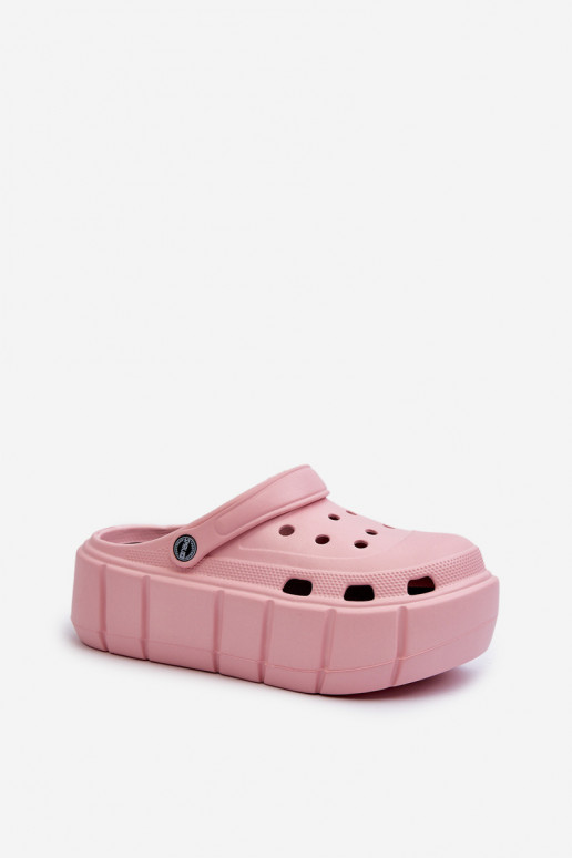 Chaussons légers pour femmes à plateforme en rose Itubia