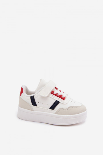 Kindersportschuhe mit Klettverschluss in Weiß Tailva