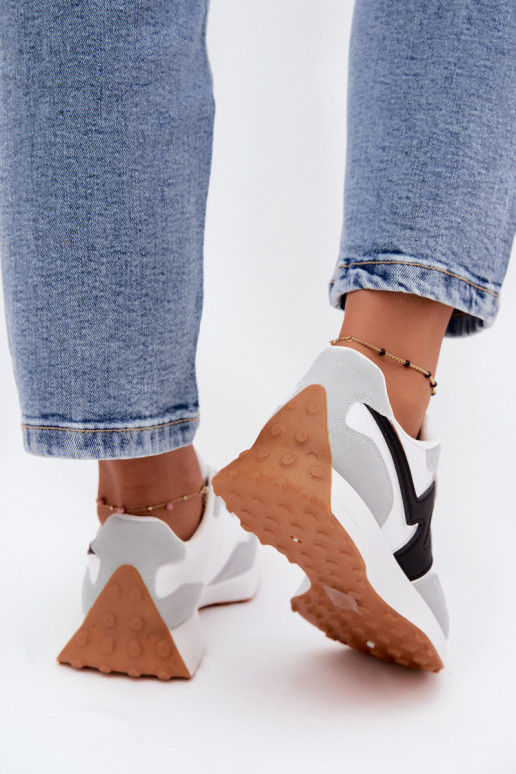 Damen Sneakers weiß-grau Britma
