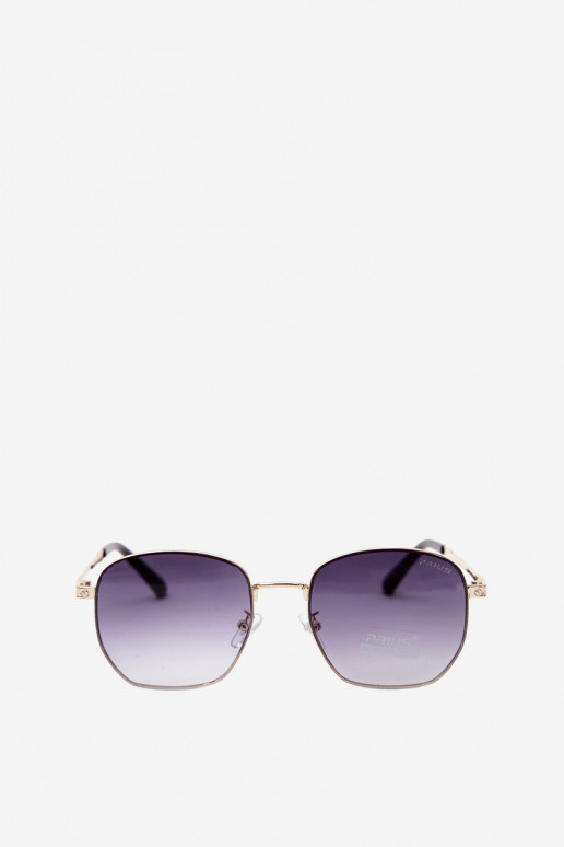 Lunettes de soleil avec filtre UV 400 noires et dorées