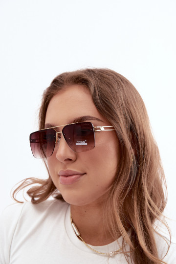 Zonnebrillen met UV-filter bruine kleur