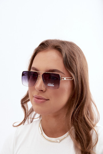 Lunettes de soleil avec filtre UV couleur bleu foncé 2