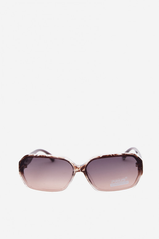 Dames zonnebril met UV-filter bruine kleur