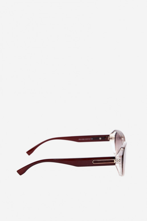 Dames zonnebril met UV-filter bruine kleur