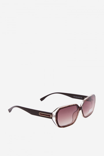 Lunettes de soleil pour femmes avec filtre UV couleur marron foncé
