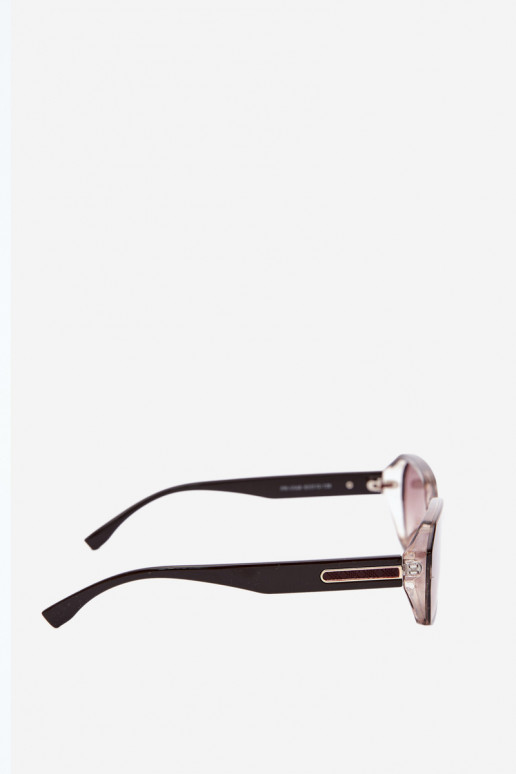 Lunettes de soleil pour femmes avec filtre UV couleur marron foncé