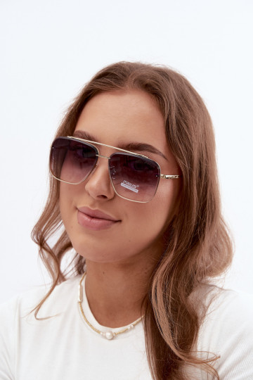 Lunettes de soleil avec filtre UV 400 violettes 2