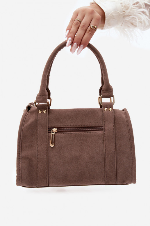 Sac en daim synthétique argile Lendra