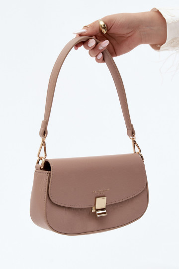 Petit sac en simili cuir ivoire Acacia 2