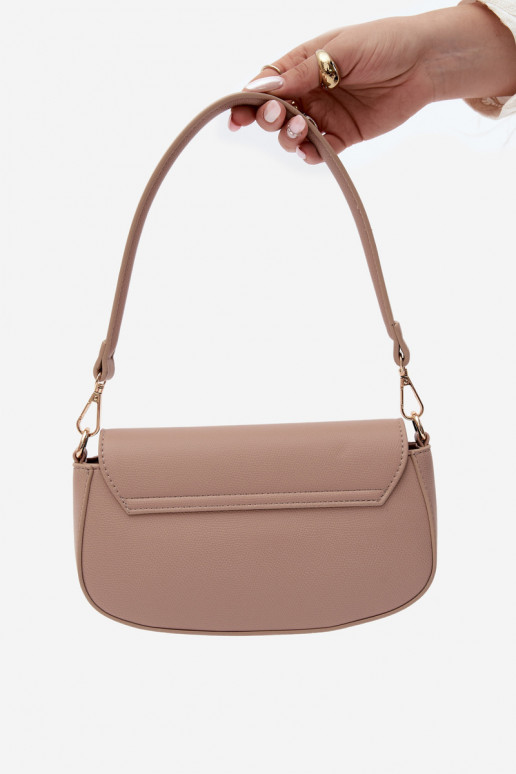 Kleine Tasche aus Kunstleder elfenbeinfarben Acacia