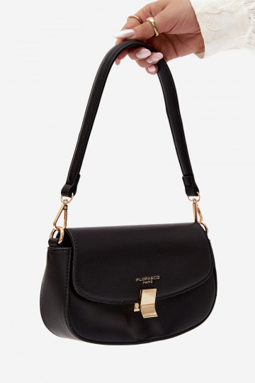Petit sac en simili cuir noir Acacia 2
