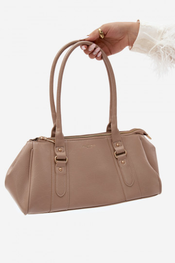 Sac en simili cuir ivoire Muni 2