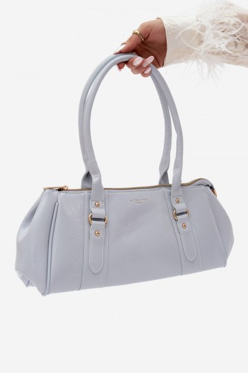 Handtasche aus Kunstleder blau Muni 2