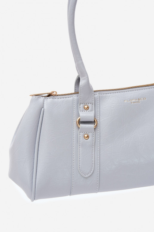 Handtas van faux leather blauw Muni