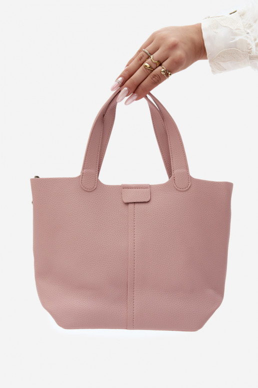 Sac en simili cuir rose Blaire