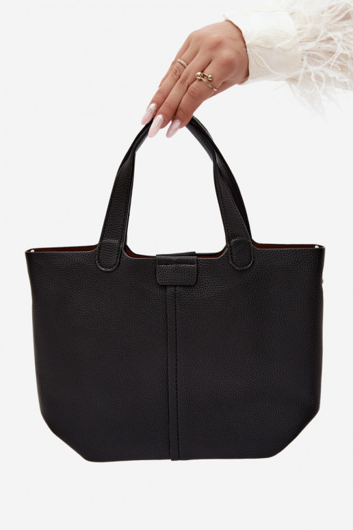 Handtas van faux leather zwart Blaire