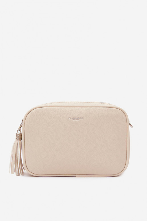 Sac messager en simili cuir sable clair Daily