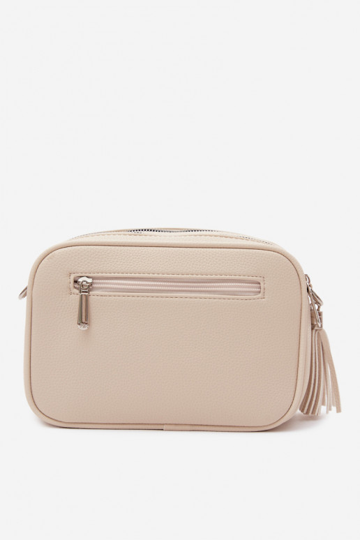 Sac messager en simili cuir sable clair Daily