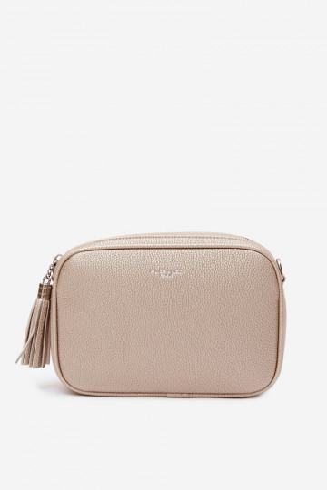 Sac messager en simili cuir doré Daily