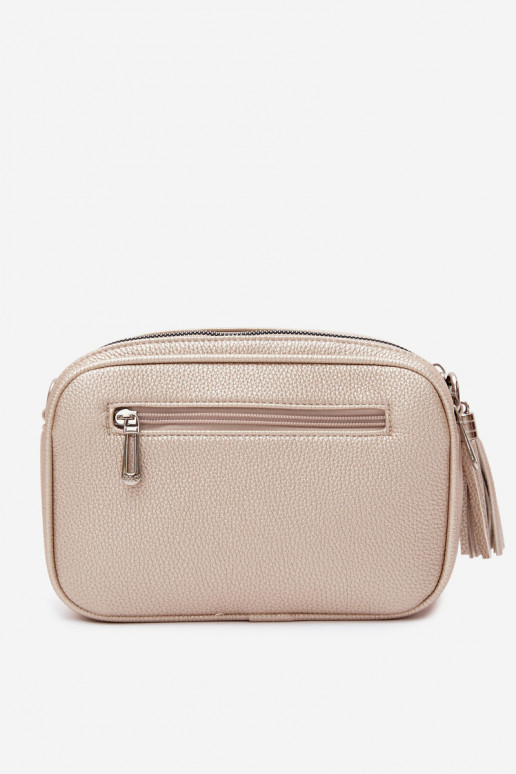 Sac messager en simili cuir doré Daily