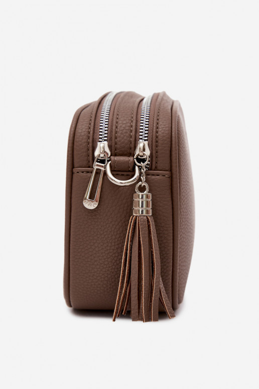 Sac messager en simili cuir argile Daily