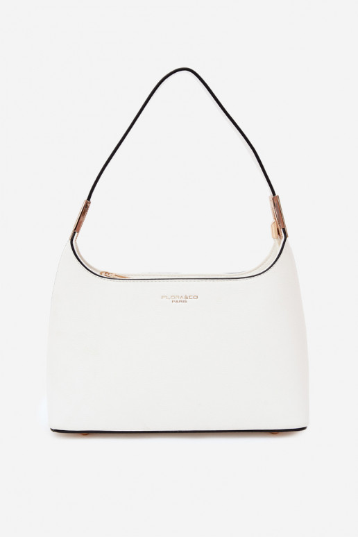 Handtas van faux leather in wit Gretta